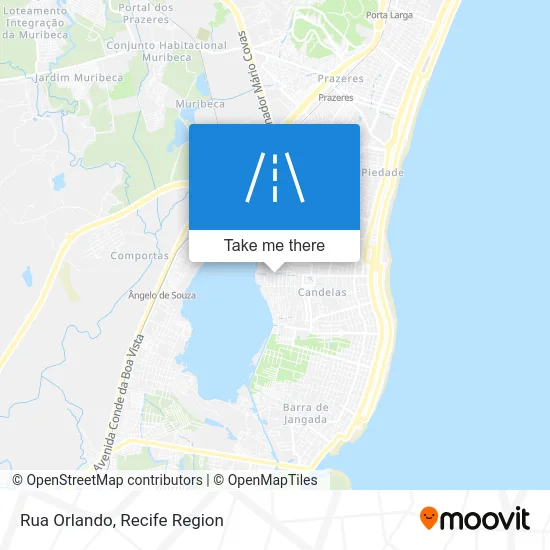 Rua Orlando map