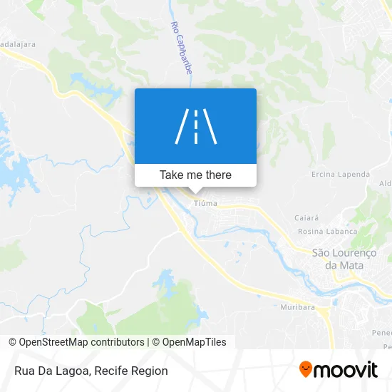 Rua Da Lagoa map