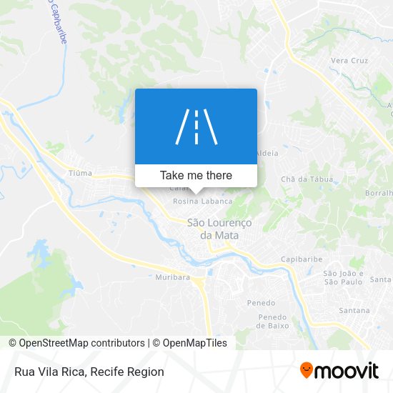 Rua Vila Rica map