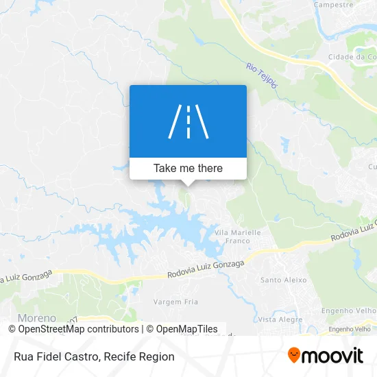 Rua Fidel Castro map