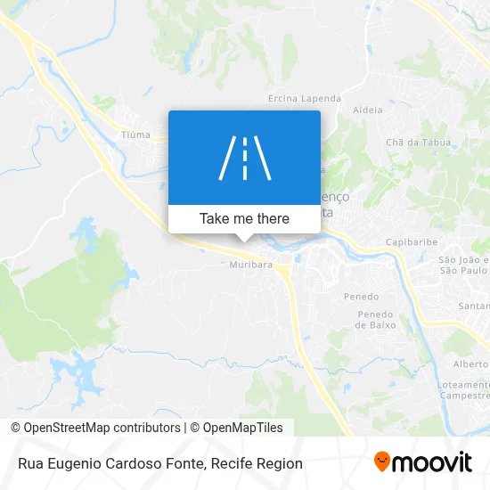 Rua Eugenio Cardoso Fonte map