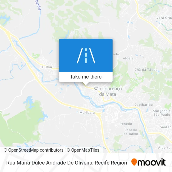 Rua Maria Dulce Andrade De Oliveira map