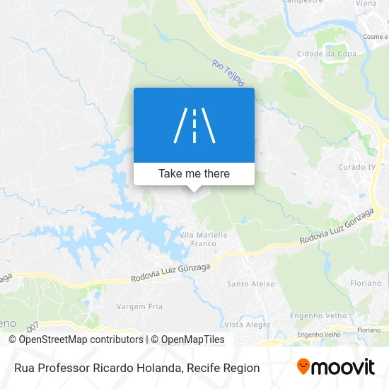 Rua Professor Ricardo Holanda map