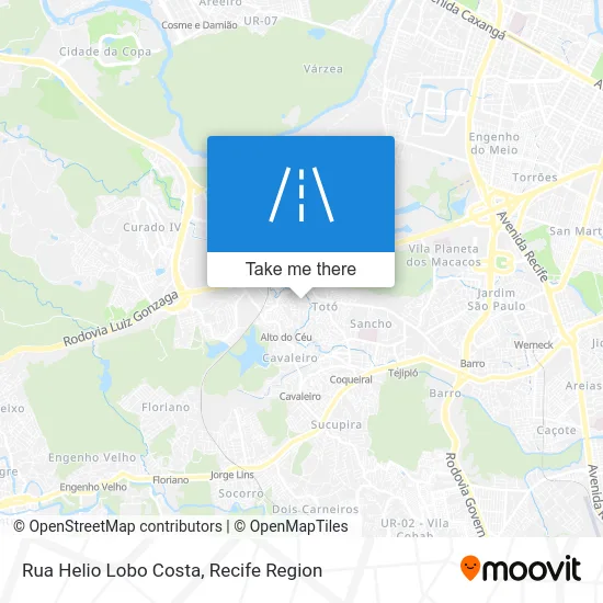 Rua Helio Lobo Costa map