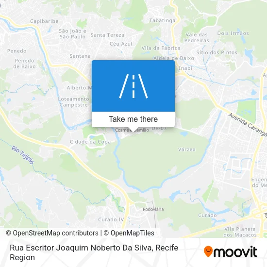 Rua Escritor Joaquim Noberto Da Silva map