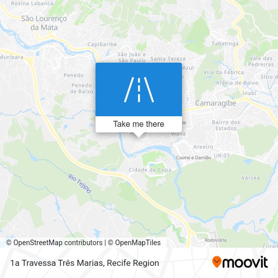 1a Travessa Três Marias map