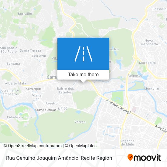 Rua Genuíno Joaquim Amâncio map