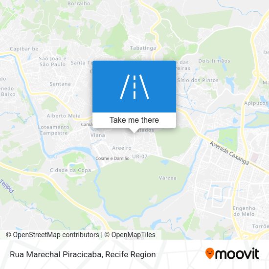 Rua Marechal Piracicaba map