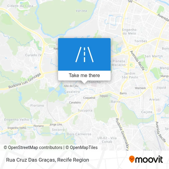 Rua Cruz Das Graças map