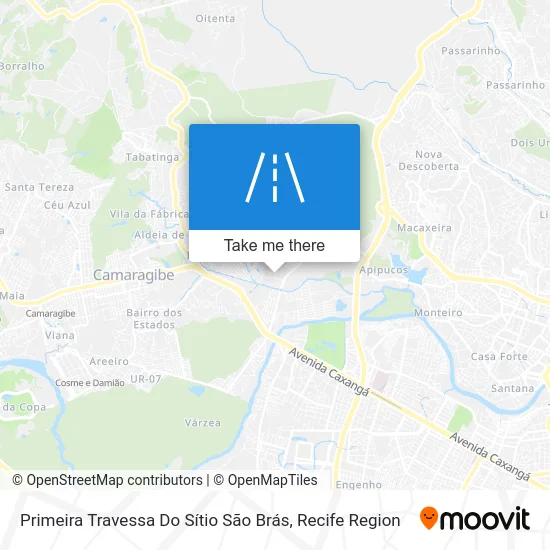 Primeira Travessa Do Sítio São Brás map