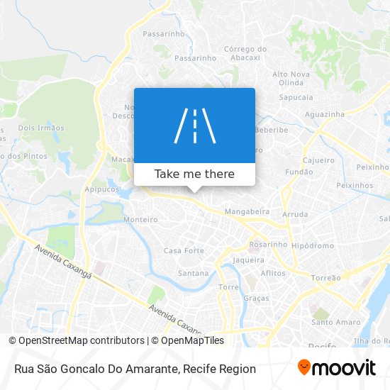 Rua São Goncalo Do Amarante map