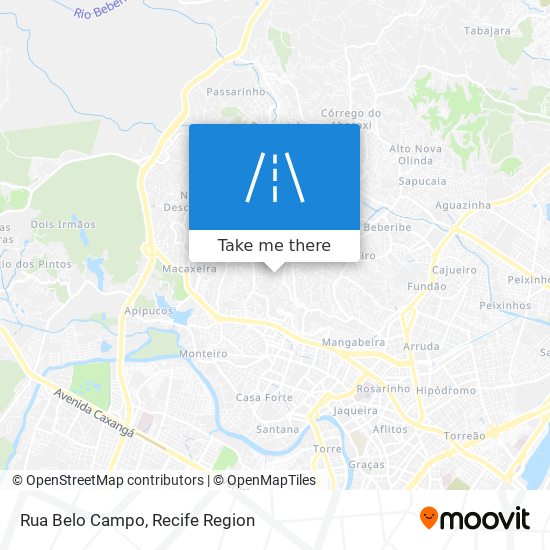 Rua Belo Campo map