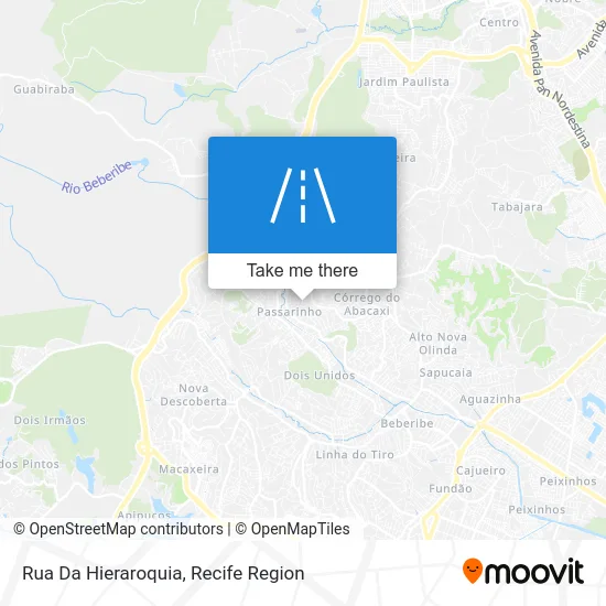 Rua Da Hieraroquia map