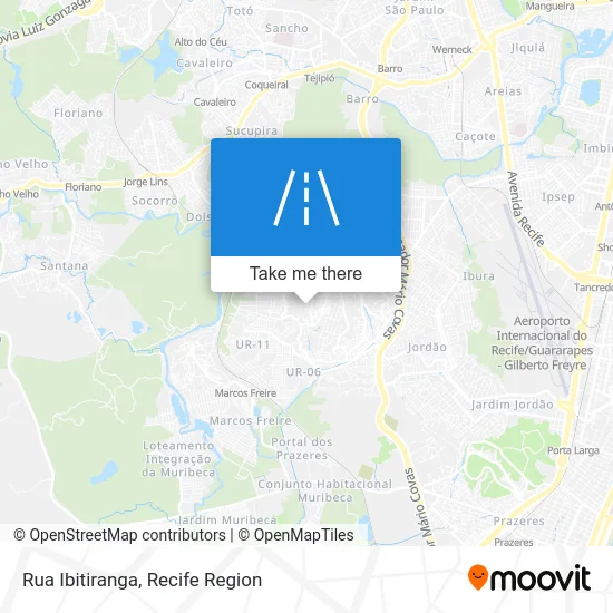 Rua Ibitiranga map