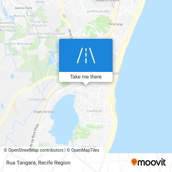 Rua Tangara map