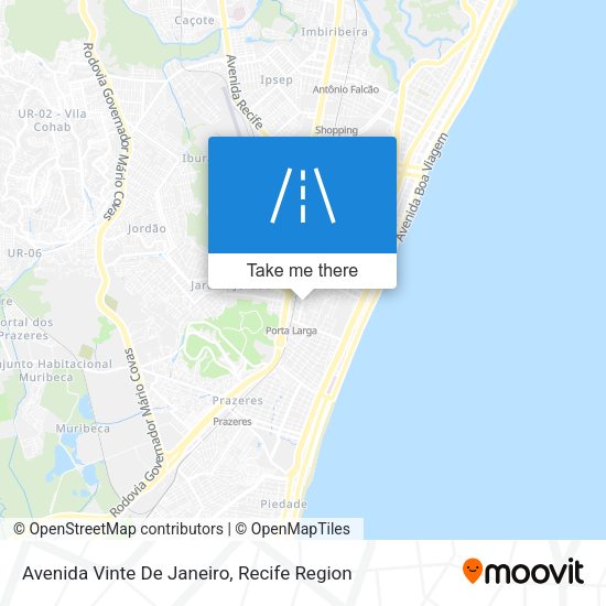 Avenida Vinte De Janeiro map