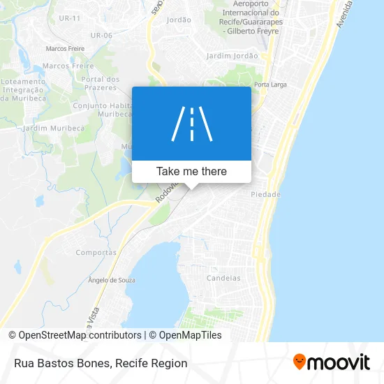 Rua Bastos Bones map