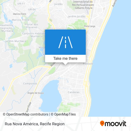 Rua Nova América map