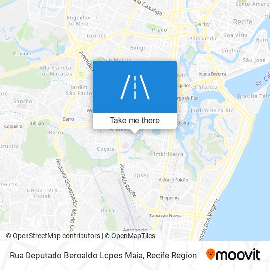 Rua Deputado Beroaldo Lopes Maia map