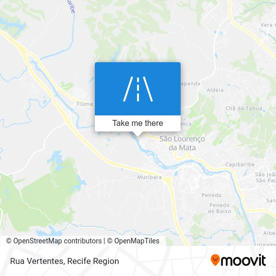 Rua Vertentes map