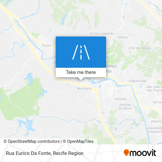Rua Eurico Da Fonte map