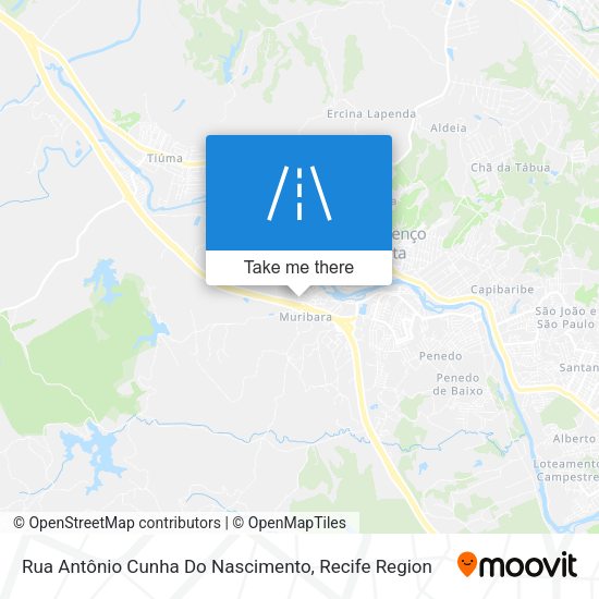 Rua Antônio Cunha Do Nascimento map