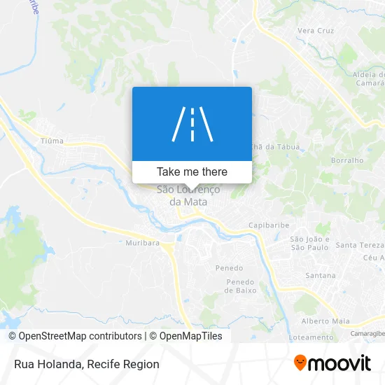 Rua Holanda map