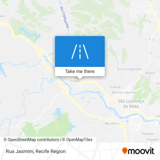 Rua Jasmim map