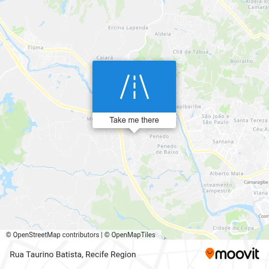 Rua Taurino Batista map