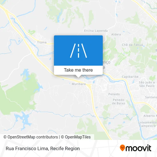 Rua Francisco Lima map