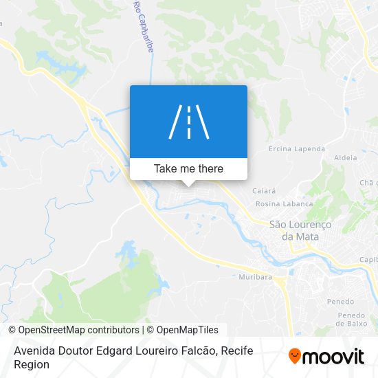 Avenida Doutor Edgard Loureiro Falcão map