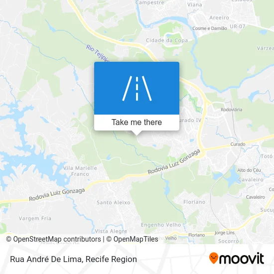 Rua André De Lima map