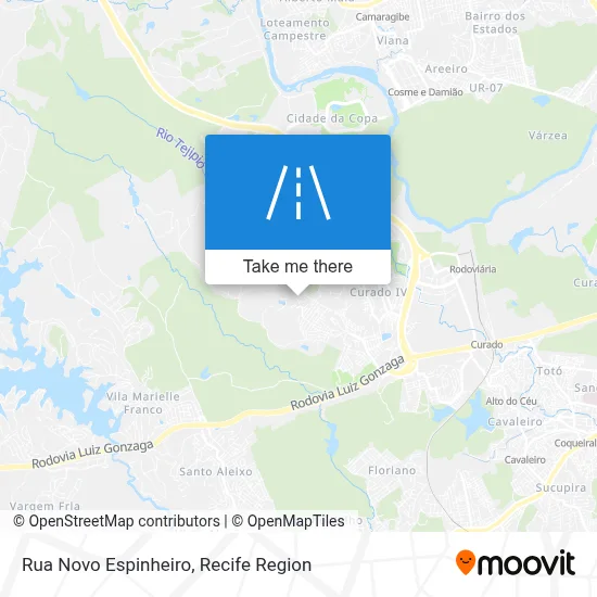 Rua Novo Espinheiro map