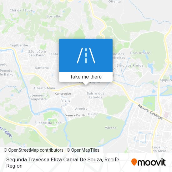 Segunda Travessa Eliza Cabral De Souza map