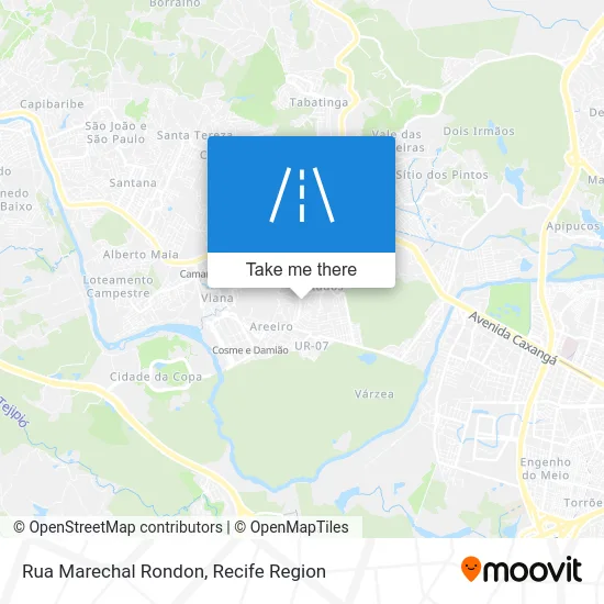 Rua Marechal Rondon map