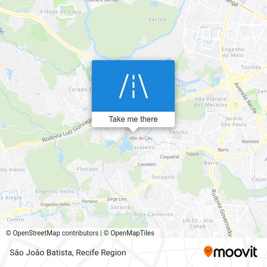 São João Batista map