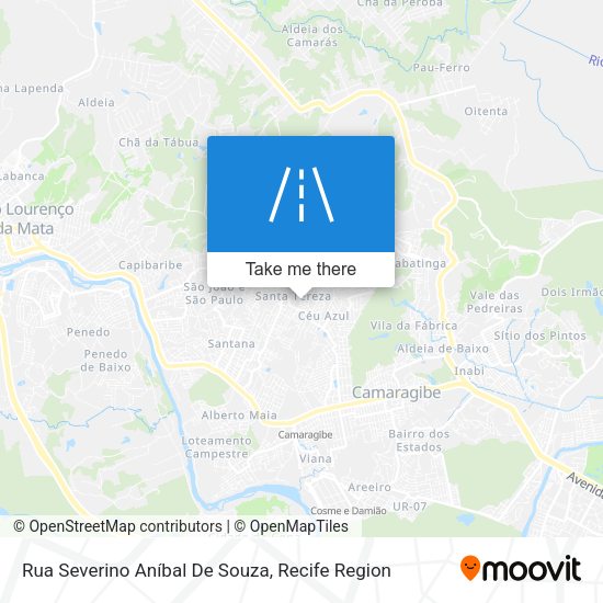 Rua Severino Aníbal De Souza map