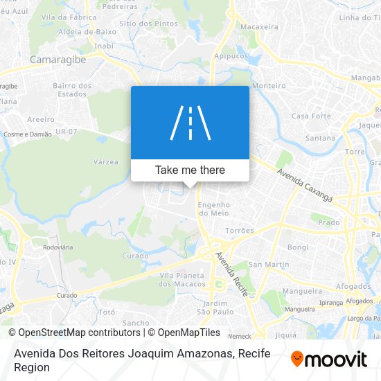Avenida Dos Reitores Joaquim Amazonas map