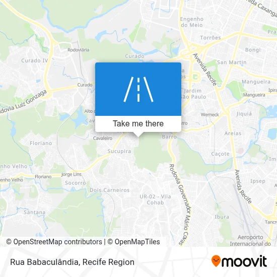 Rua Babaculândia map