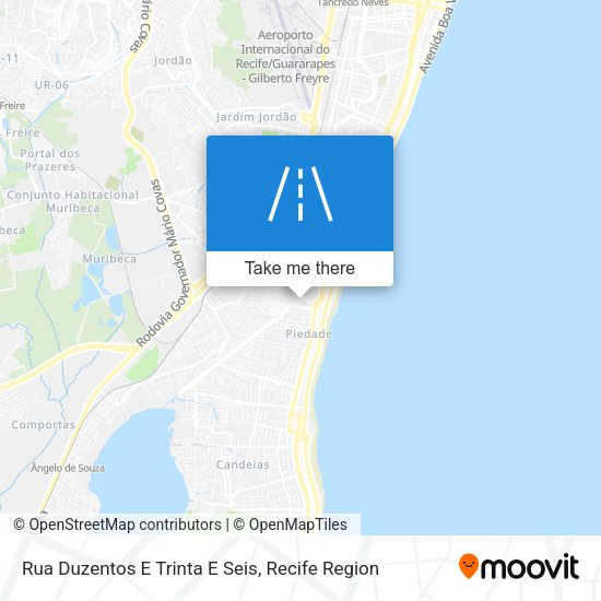 Rua Duzentos E Trinta E Seis map