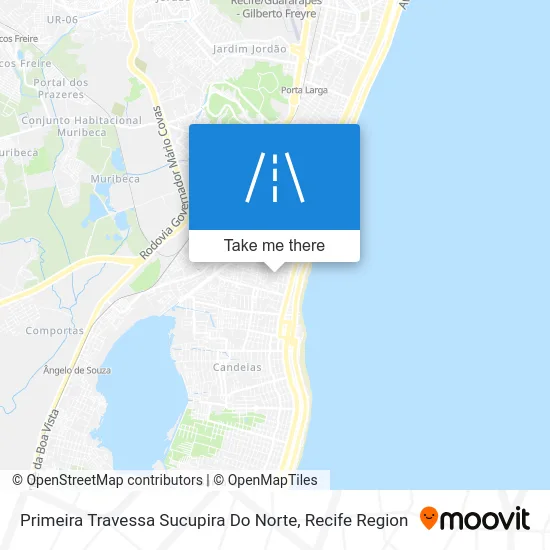 Primeira Travessa Sucupira Do Norte map