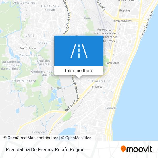 Rua Idalina De Freitas map