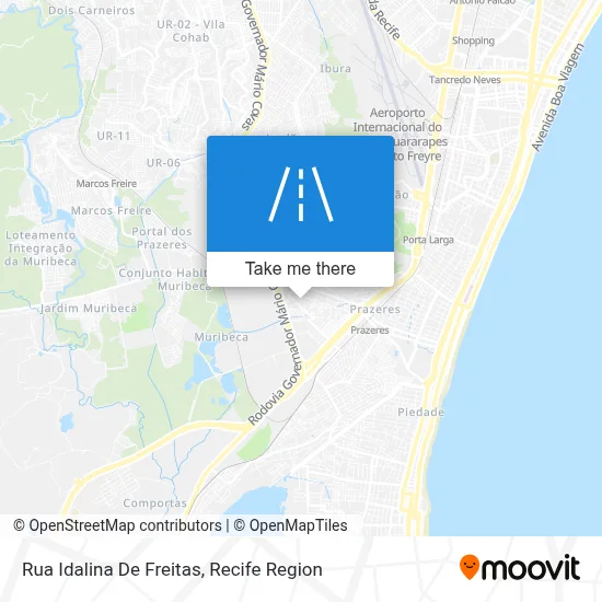 Rua Idalina De Freitas map