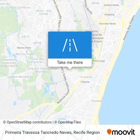 Primeira Travessa Tancredo Neves map