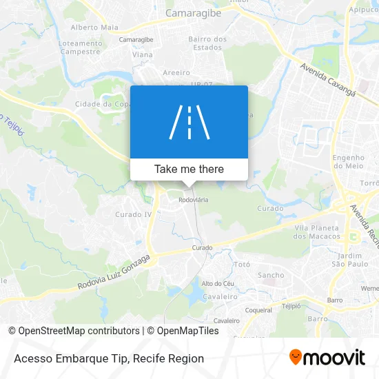 Acesso Embarque Tip map