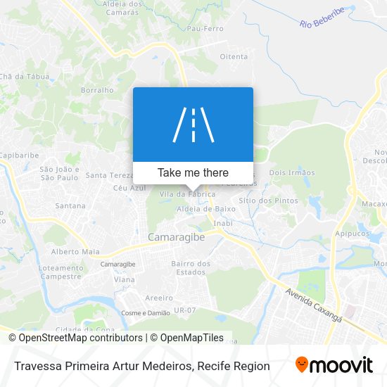 Travessa Primeira Artur Medeiros map