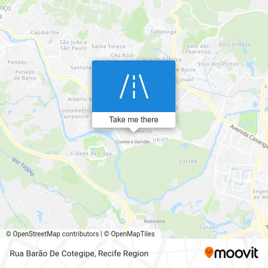 Rua Barão De Cotegipe map