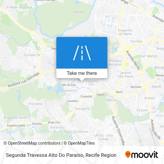 Segunda Travessa Alto Do Paraíso map