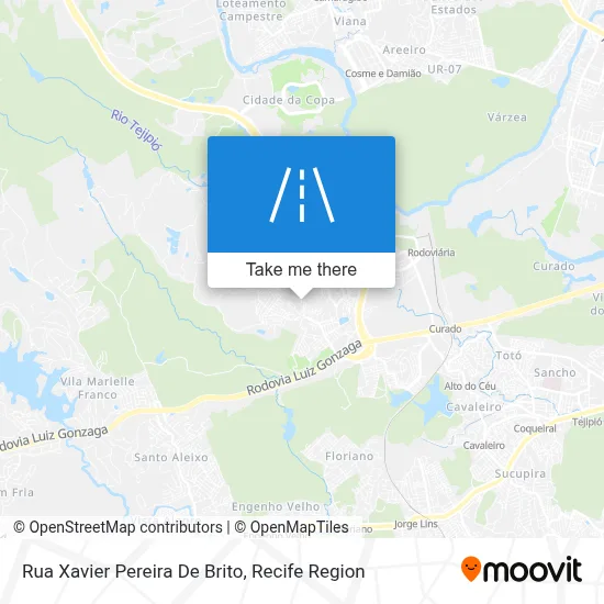 Rua Xavier Pereira De Brito map