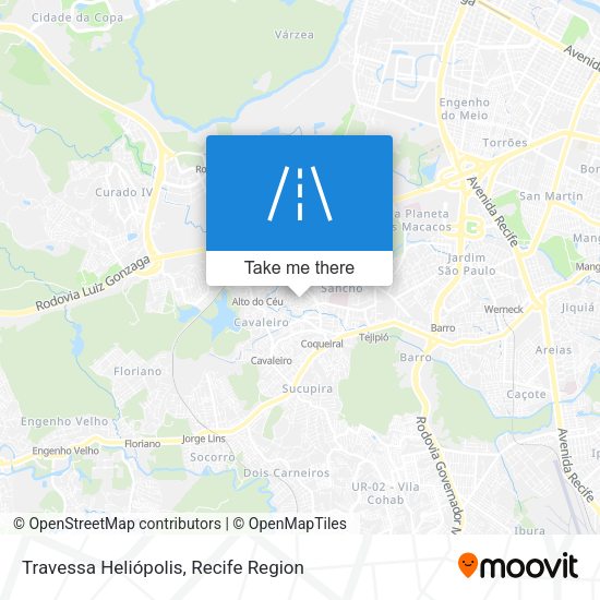 Travessa Heliópolis map